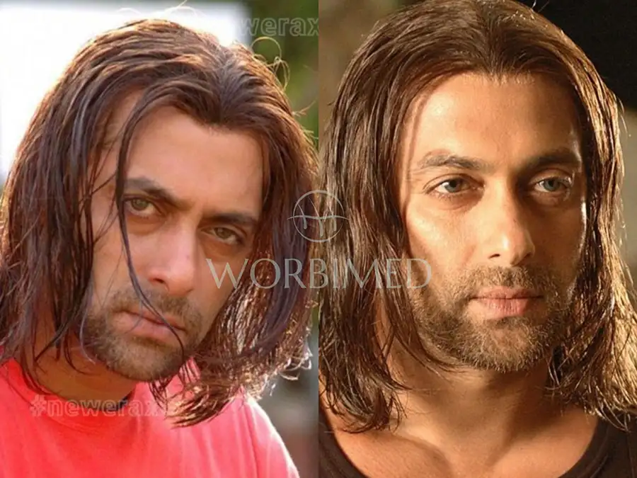 Salman Khan long hair